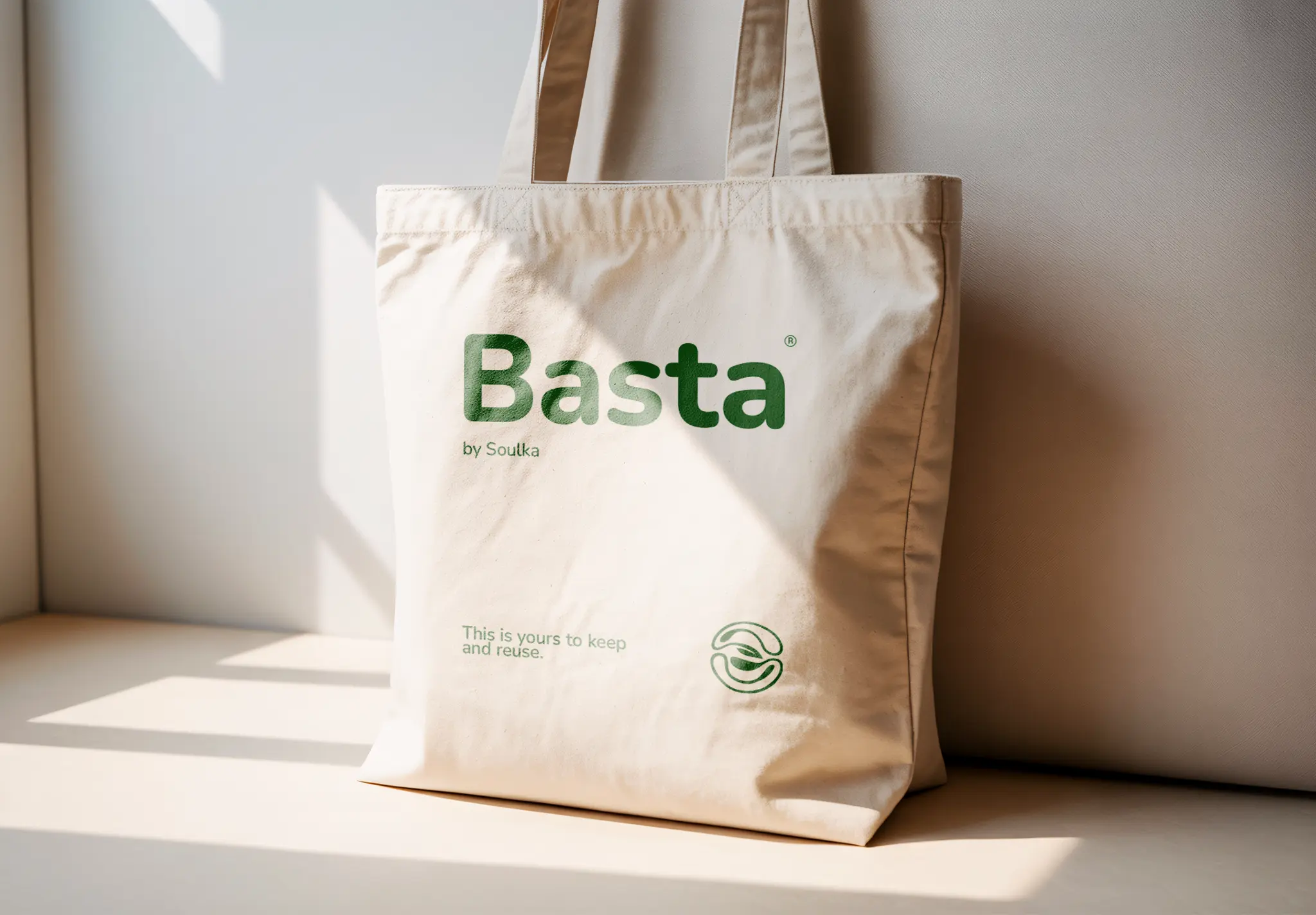 Soulka tote bag mockup